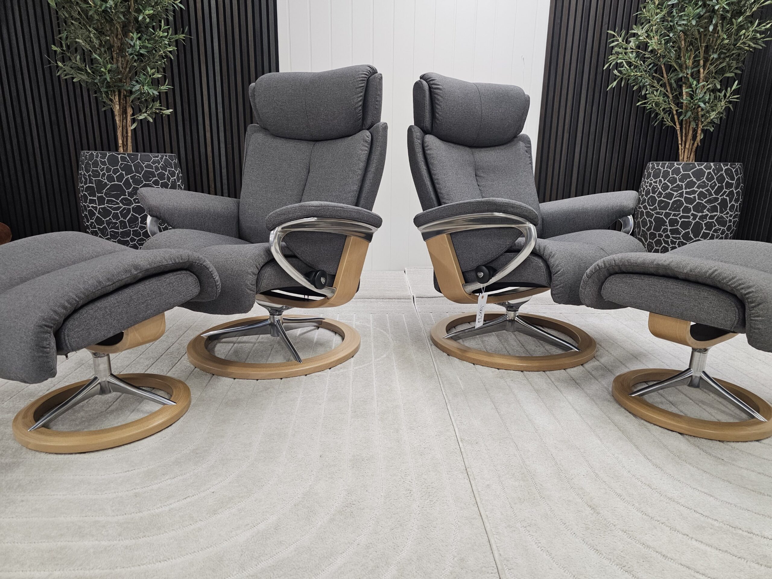 2 stk. Stressless® Magic Signature lenestol m/krakk - Bilde 3