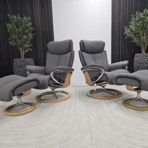 2 stk. Stressless® Magic Signature lenestol m/krakk - Bilde 4