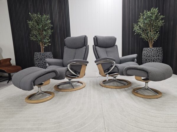 2 stk. Stressless® Magic Signature lenestol m/krakk