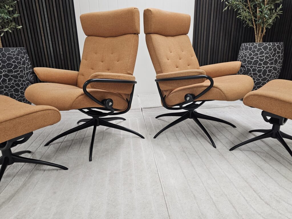 2 stk. Stressless® Metro lenestol m/krakk