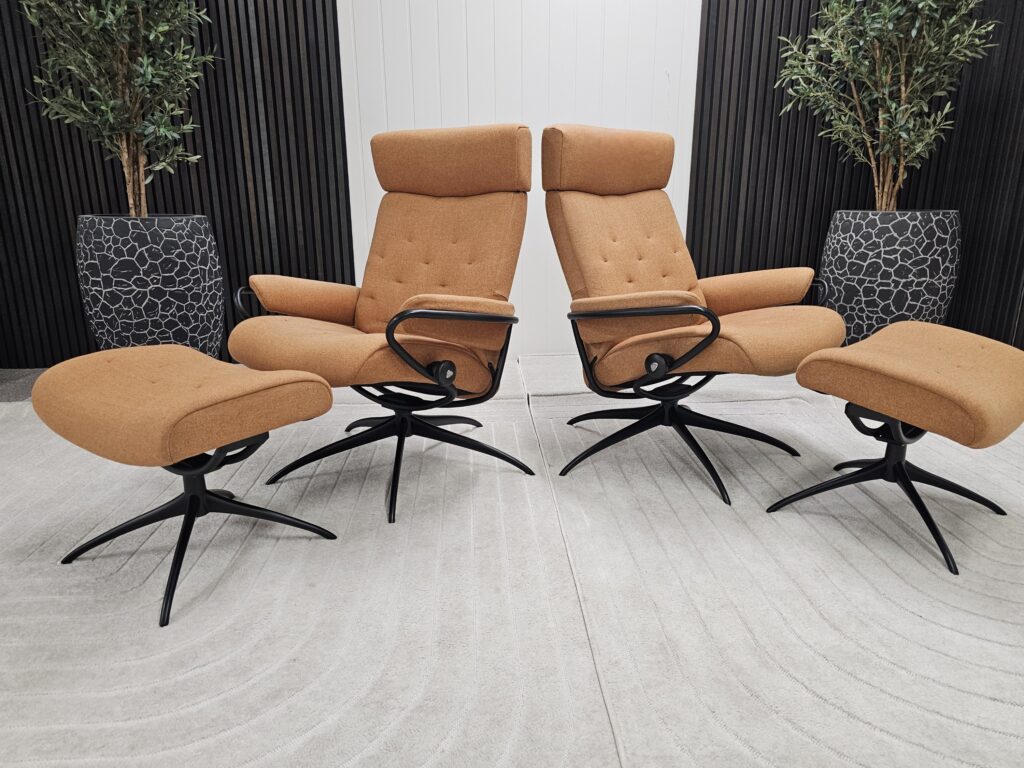 2 stk. Stressless® Metro lenestol m/krakk