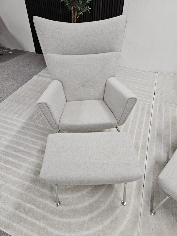 2 stk. lenestoler i stil med CH445 Wing fra Carl Hansen