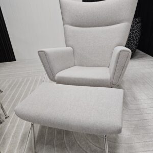 2 stk. lenestoler i stil med CH445 Wing fra Carl Hansen - Bilde 7