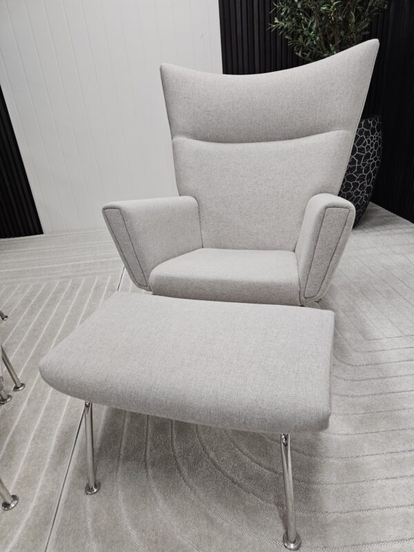 2 stk. lenestoler i stil med CH445 Wing fra Carl Hansen