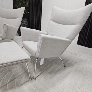 2 stk. lenestoler i stil med CH445 Wing fra Carl Hansen - Bilde 4