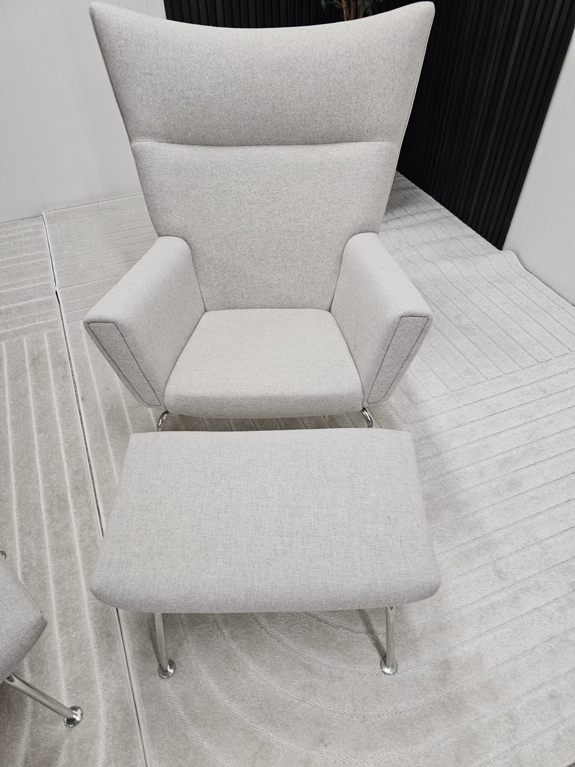 2 stk. lenestoler i stil med CH445 Wing fra Carl Hansen - Bilde 12