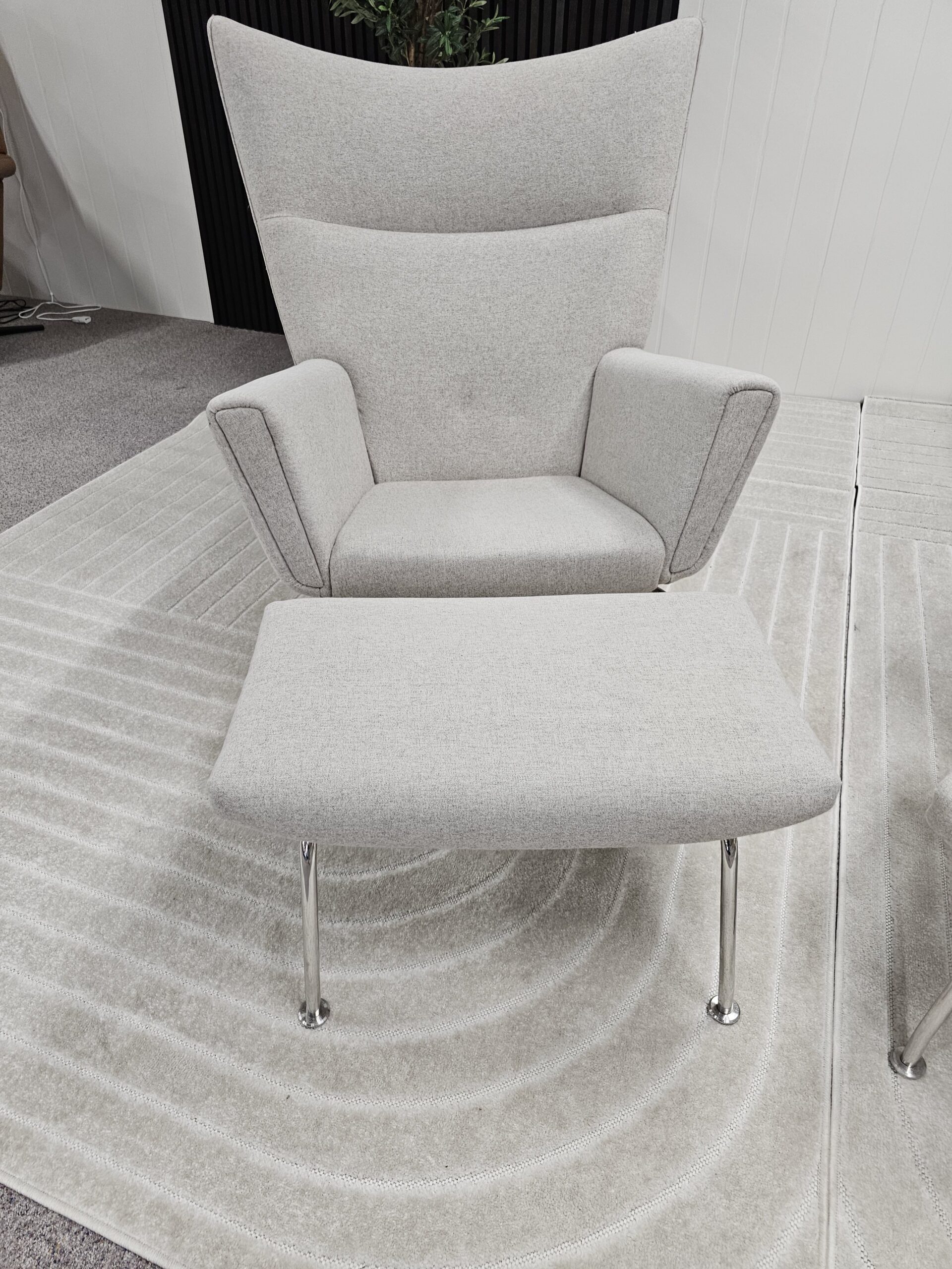 2 stk. lenestoler i stil med CH445 Wing fra Carl Hansen - Bilde 11