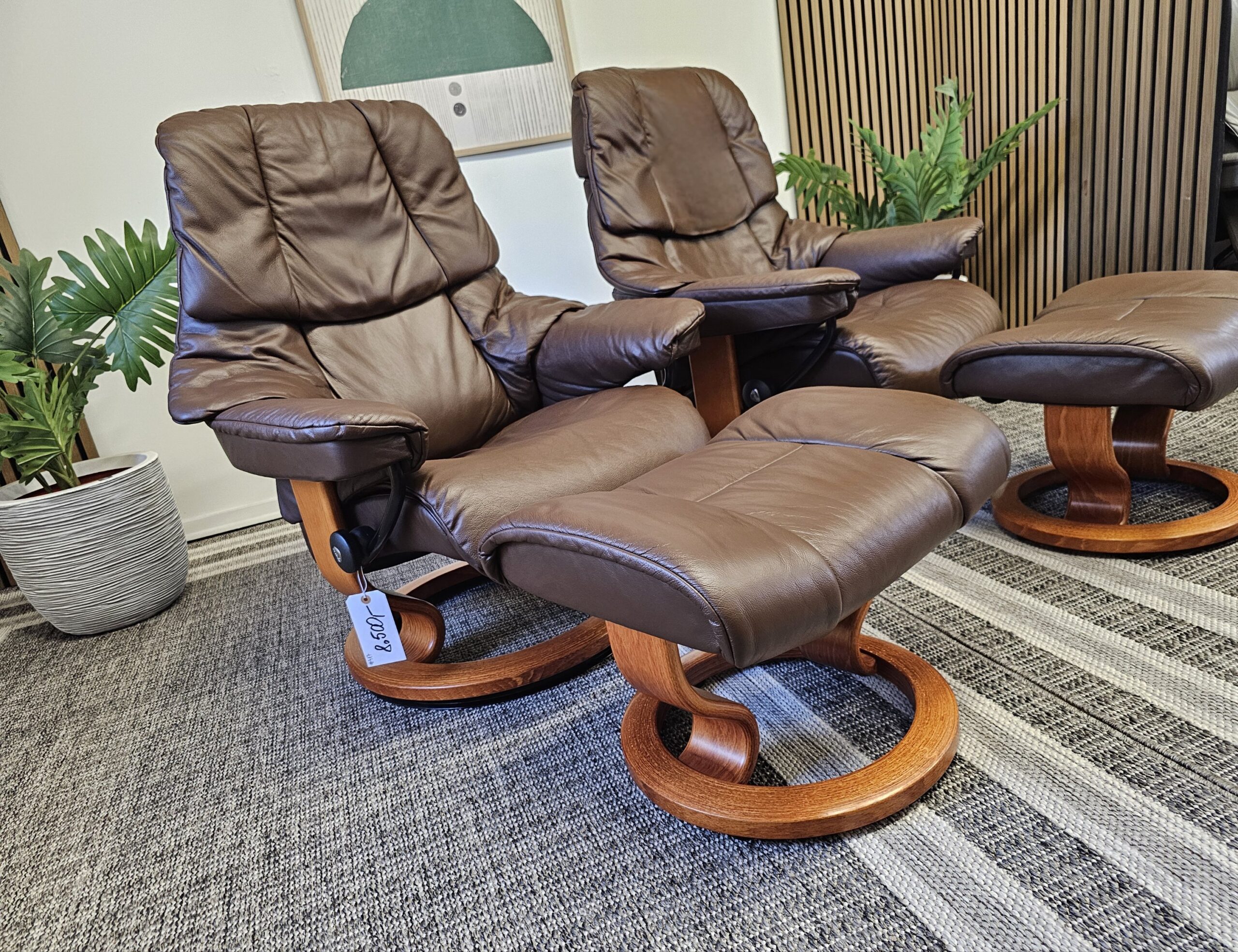 2 stk. Stressless® Reno lenestol m/krakk fra Ekornes - Bilde 10