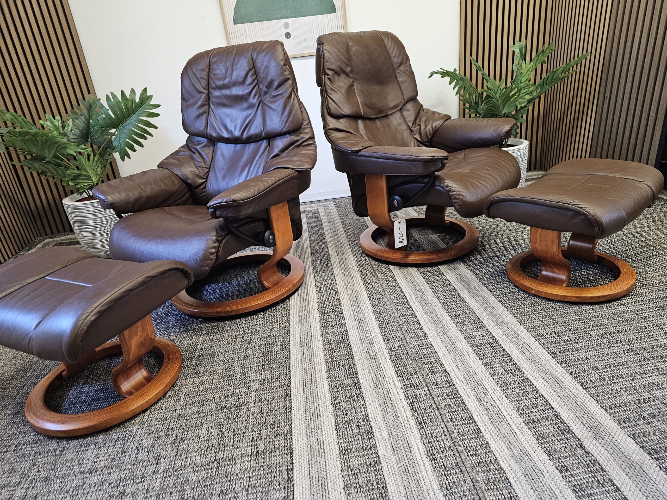 2 stk. Stressless® Reno lenestol m/krakk fra Ekornes - Bilde 13