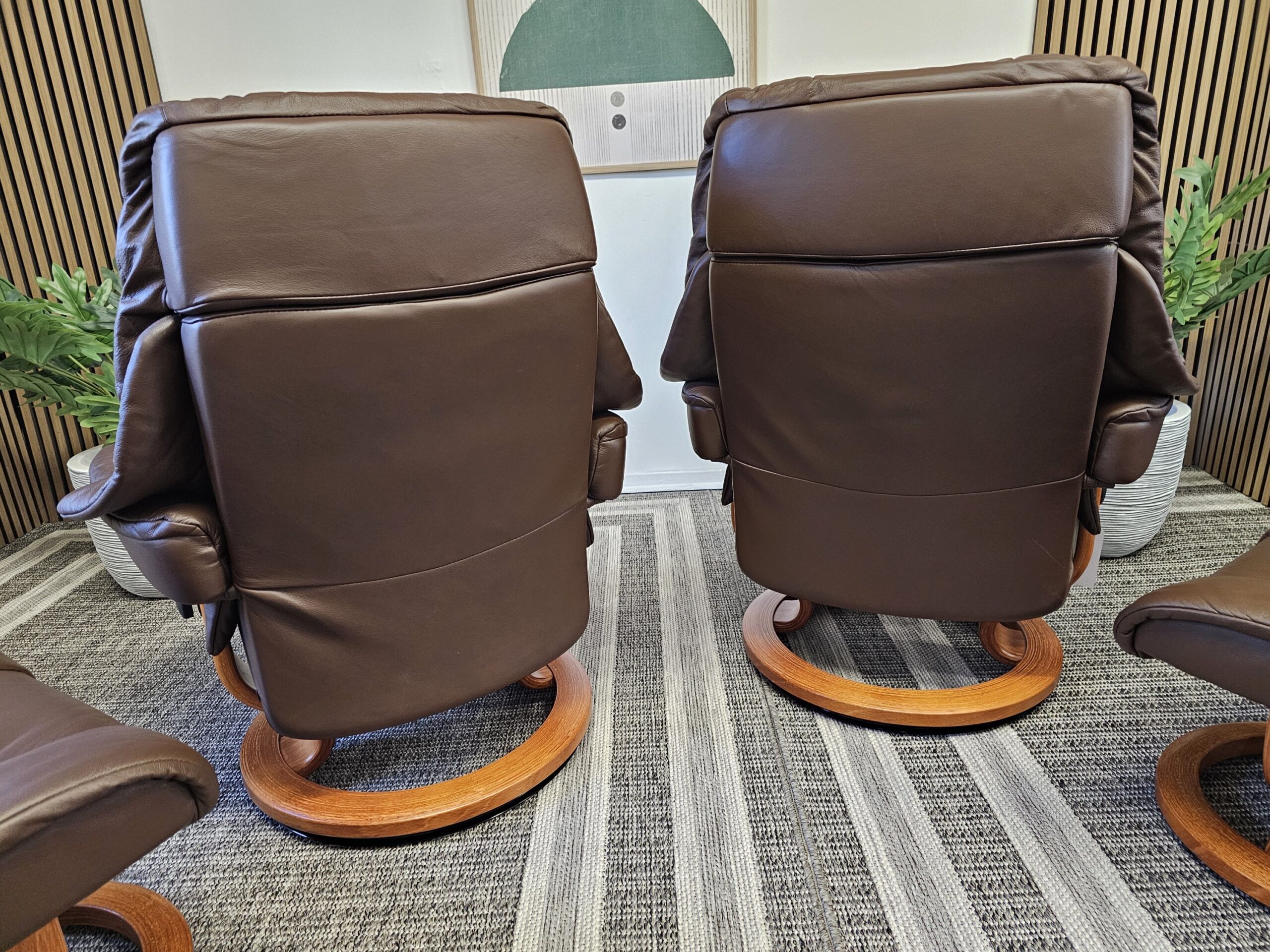 2 stk. Stressless® Reno lenestol m/krakk fra Ekornes - Bilde 3