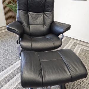 Stressless® Mayfair Signature lenestol med krakk - Bilde 5