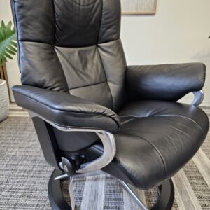 Stressless® Mayfair Signature lenestol med krakk - Bilde 7