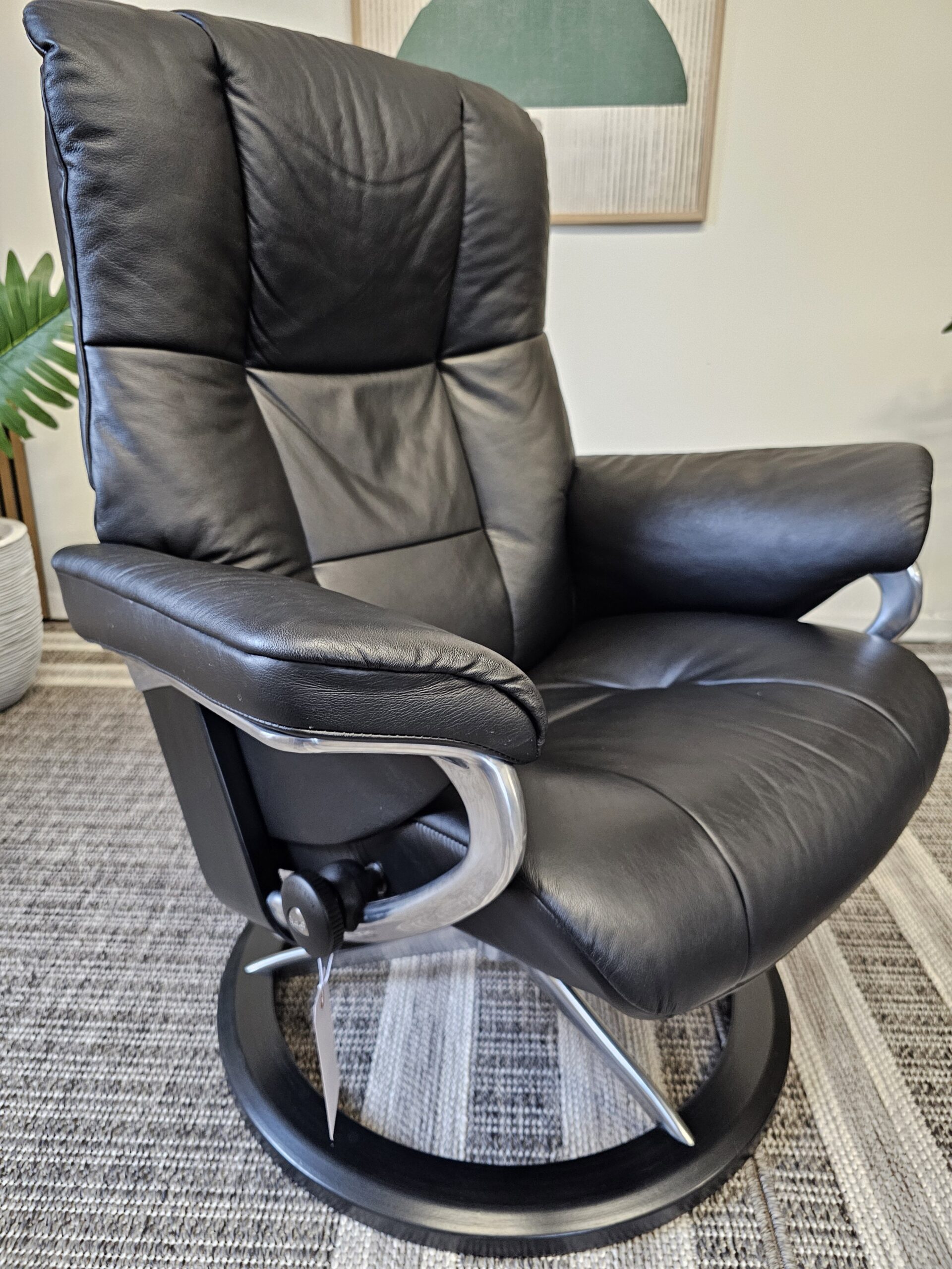 Stressless® Mayfair Signature lenestol med krakk - Bilde 7