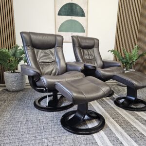 IMG lenestoler fra Ekornes med krakk- Pent brukt! - Bilde 2