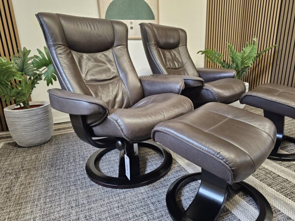 IMG lenestoler fra Ekornes med krakk- Pent brukt!