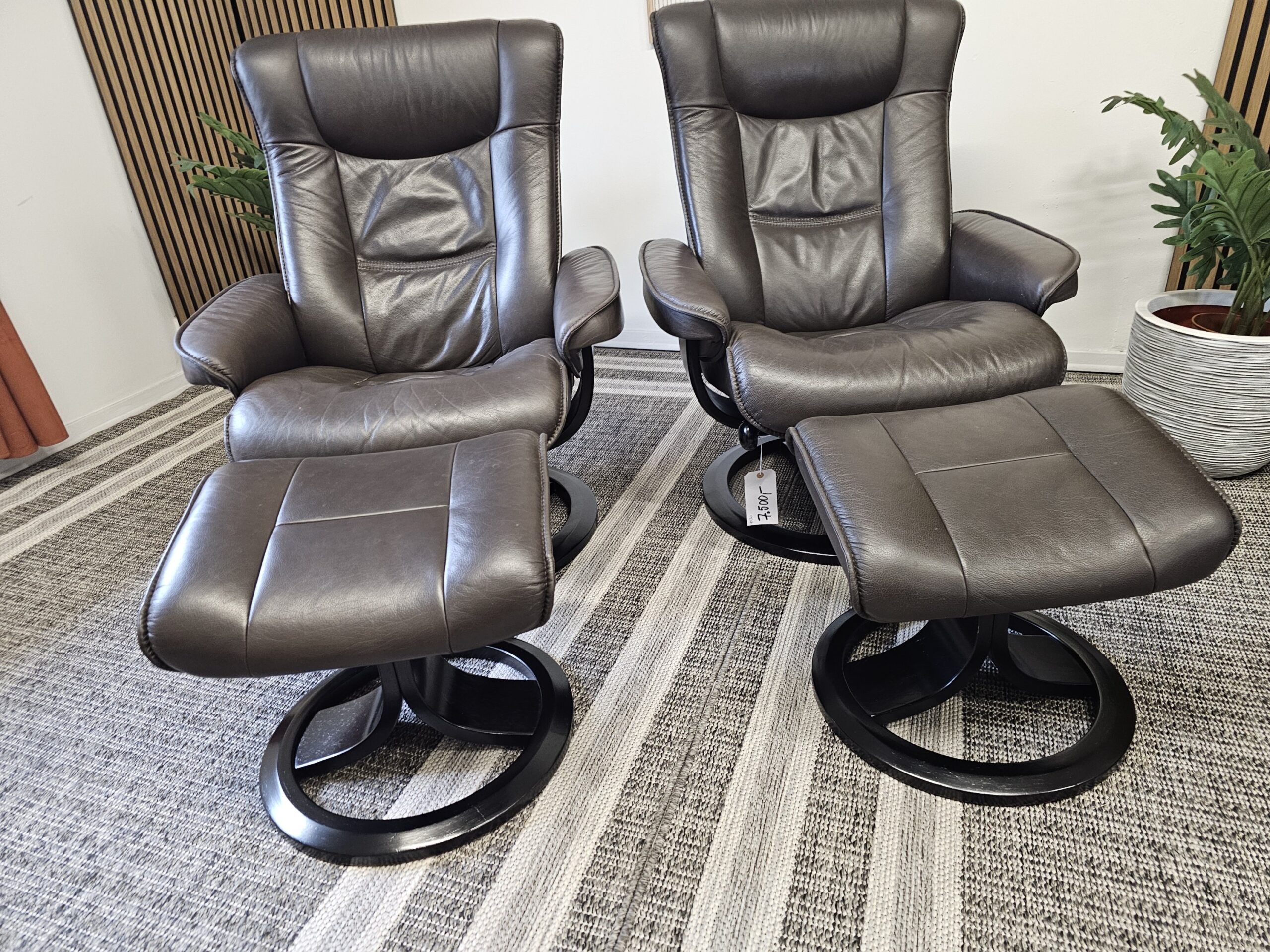 IMG lenestoler fra Ekornes med krakk- Pent brukt! - Bilde 5