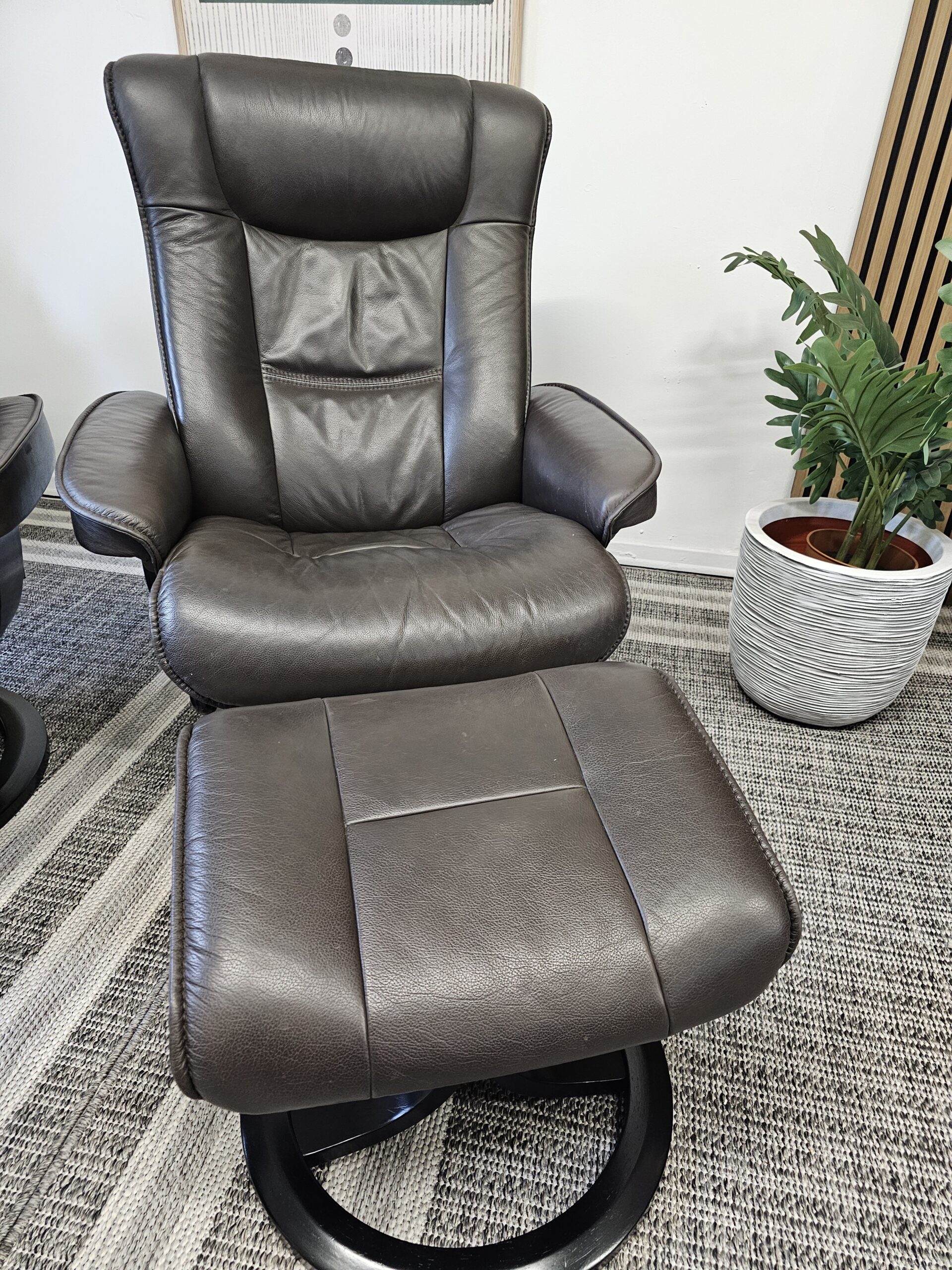 IMG lenestoler fra Ekornes med krakk- Pent brukt! - Bilde 16