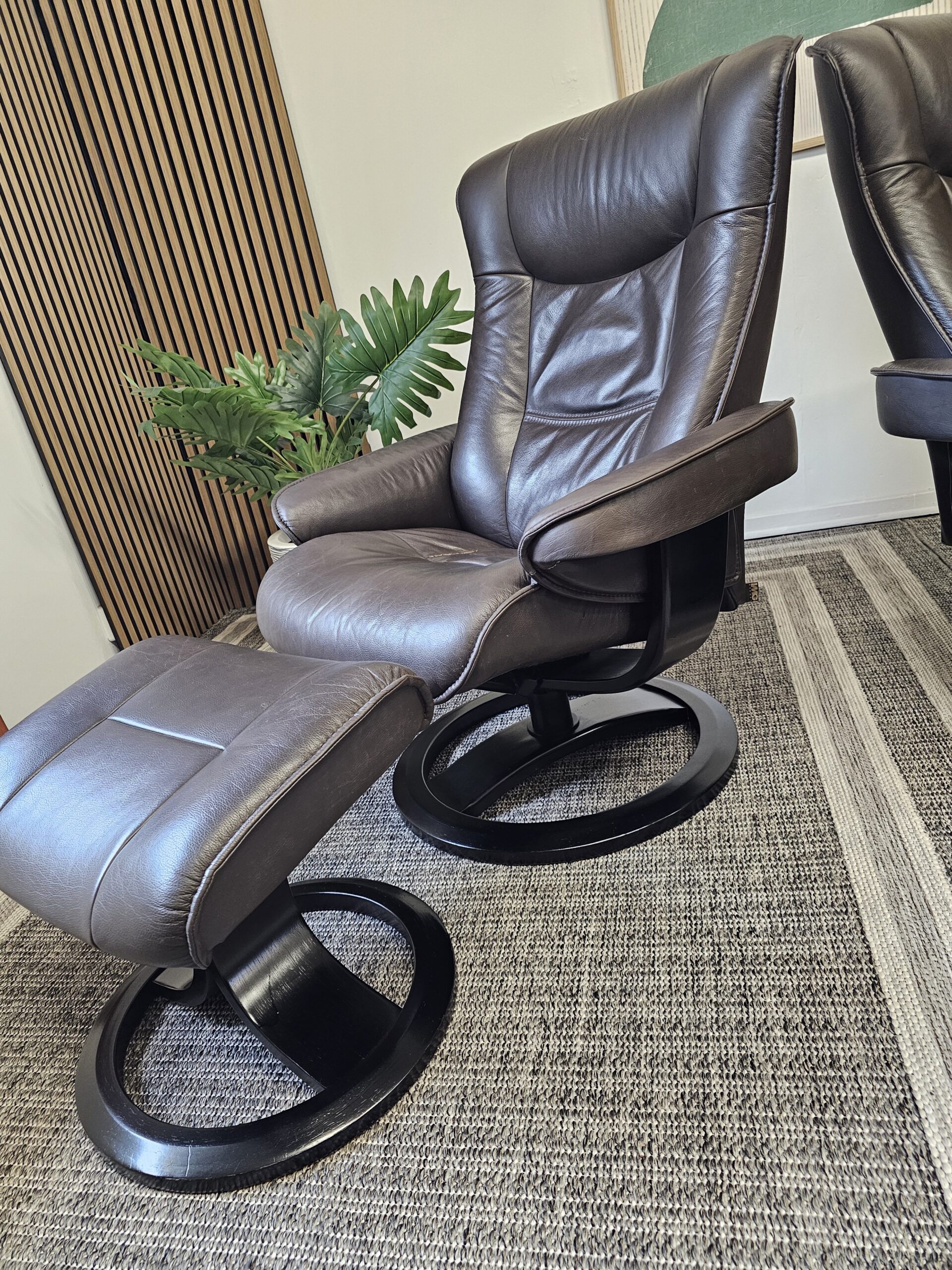 IMG lenestoler fra Ekornes med krakk- Pent brukt! - Bilde 15