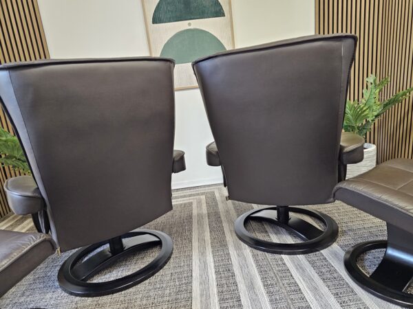 IMG lenestoler fra Ekornes med krakk- Pent brukt!