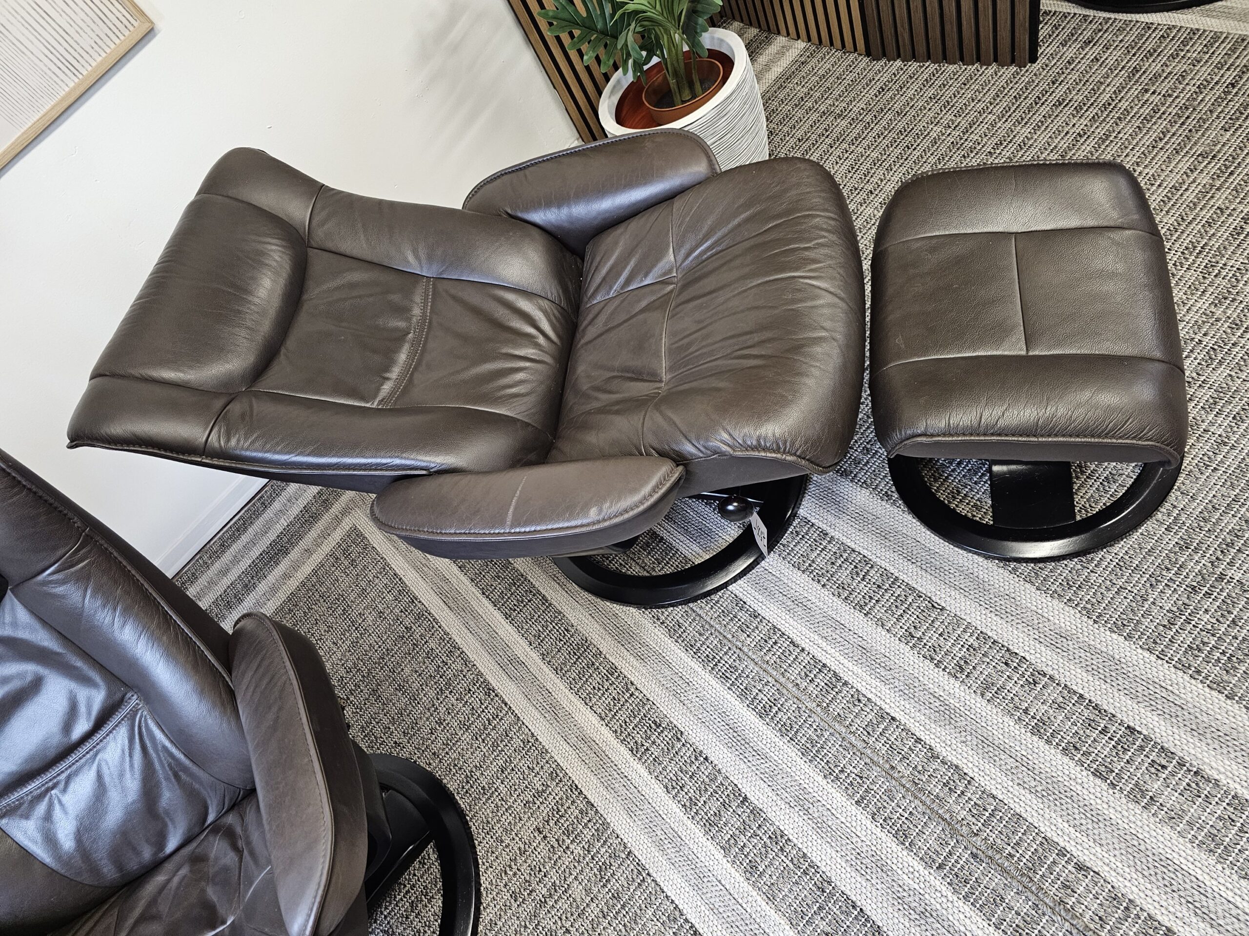 IMG lenestoler fra Ekornes med krakk- Pent brukt! - Bilde 9