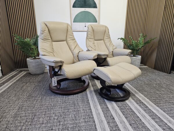 2 stk. Stressless® Live lenestoler m/krakk