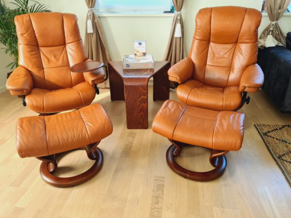 2 stk. Stressless Mayfair lenestoler m/krakk