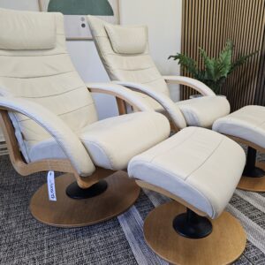 2 stk. Brunstad Delta Swing lenestoler m/krakk