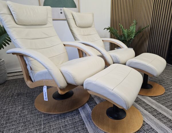 2 stk. Brunstad Delta Swing lenestoler m/krakk