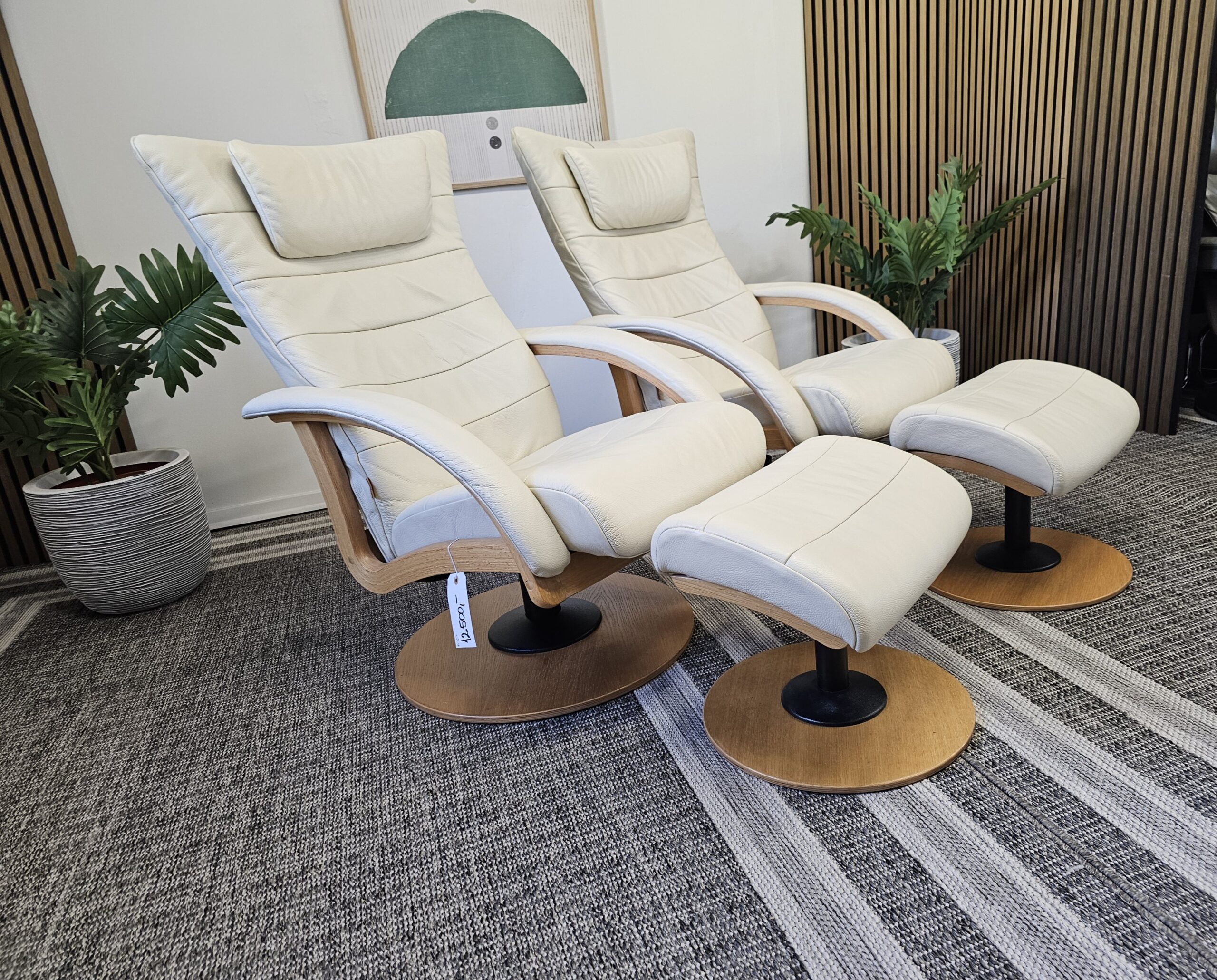 2 stk. Brunstad Delta Swing lenestoler m/krakk - Bilde 8