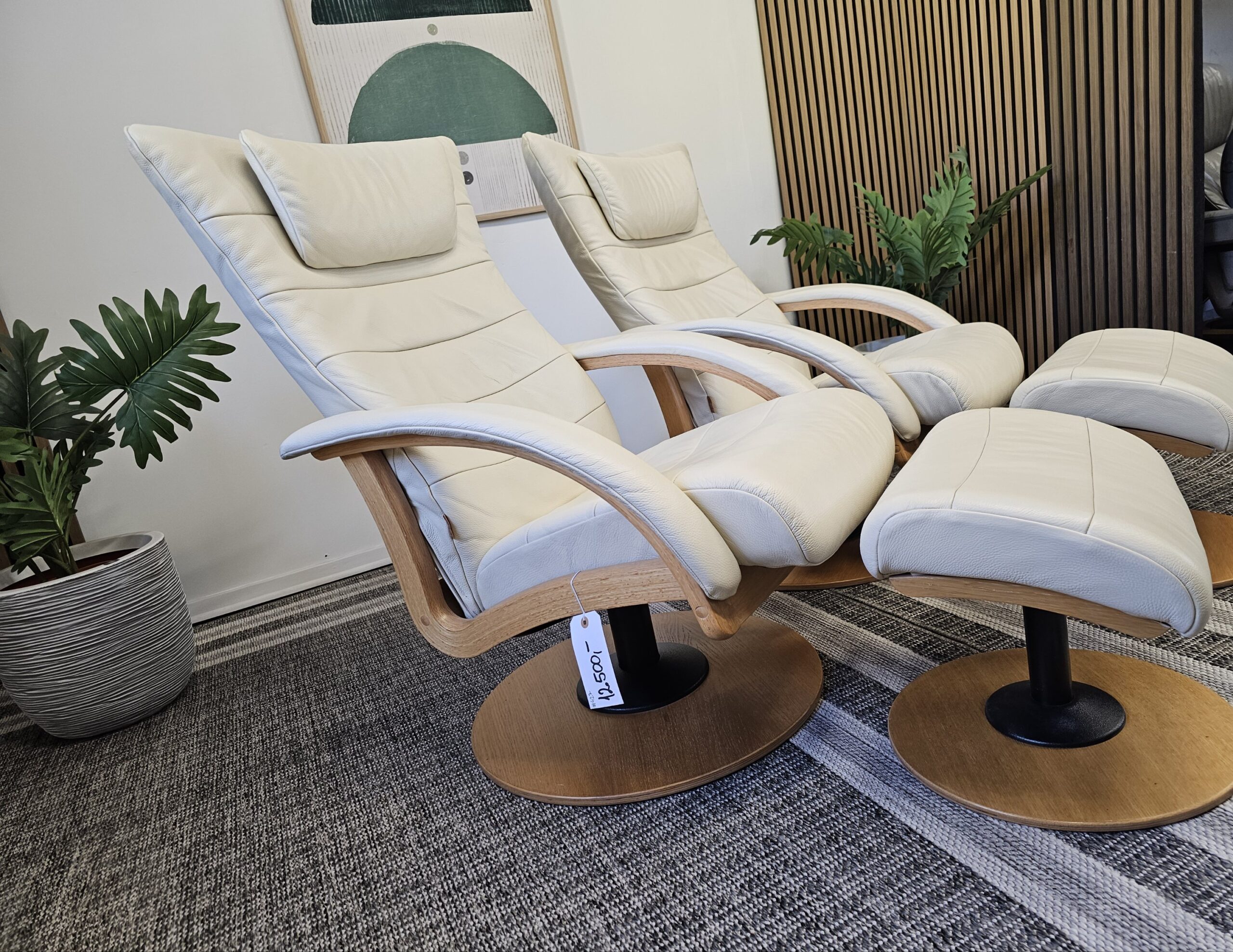 2 stk. Brunstad Delta Swing lenestoler m/krakk - Bilde 3