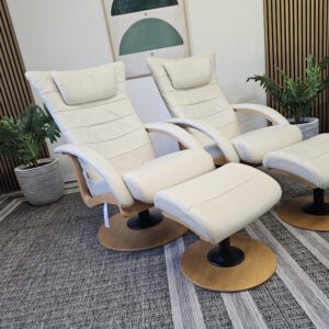 2 stk. Brunstad Delta Swing lenestoler m/krakk - Bilde 2