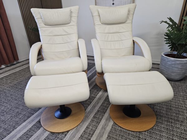 2 stk. Brunstad Delta Swing lenestoler m/krakk