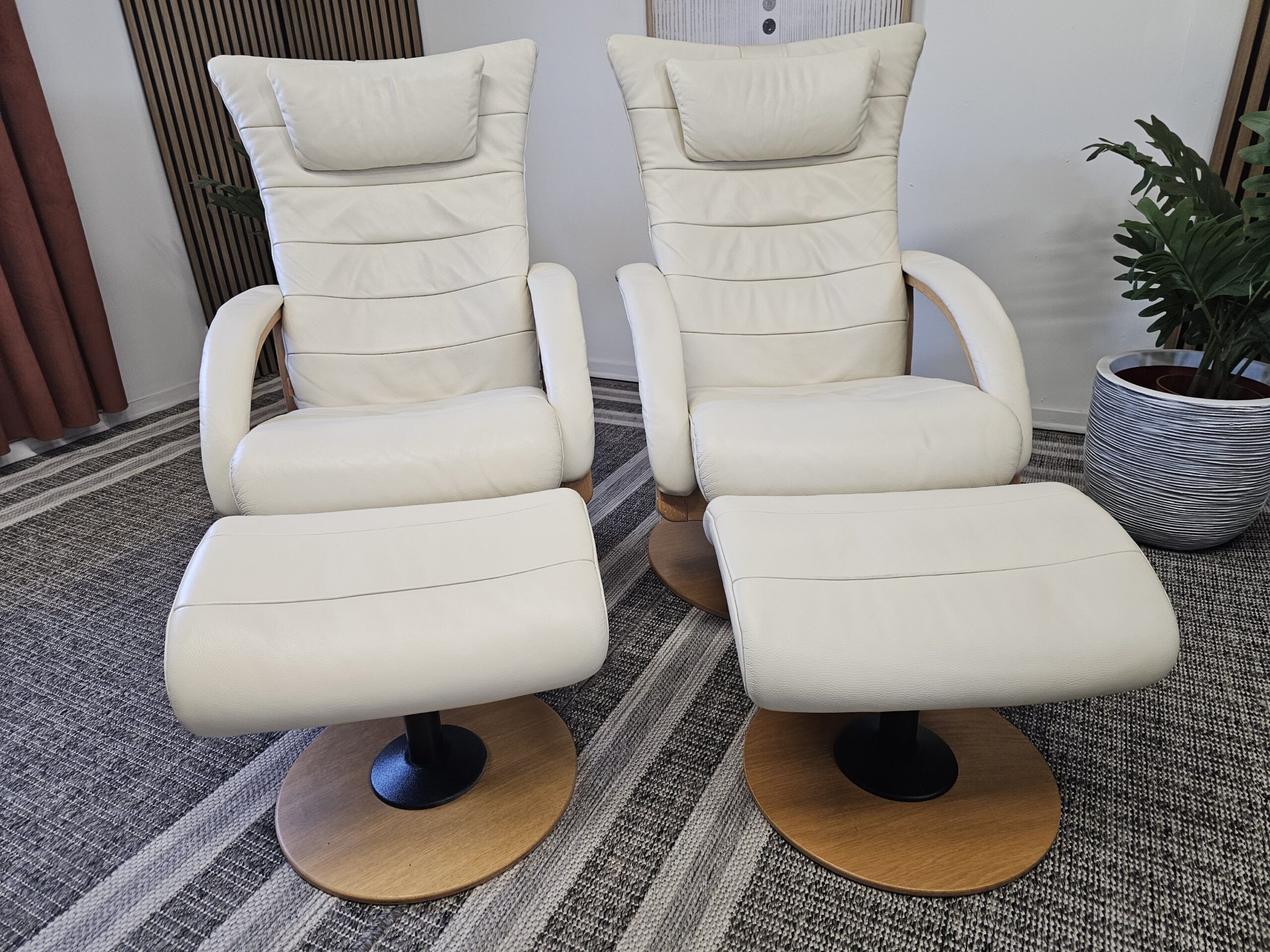 2 stk. Brunstad Delta Swing lenestoler m/krakk - Bilde 5
