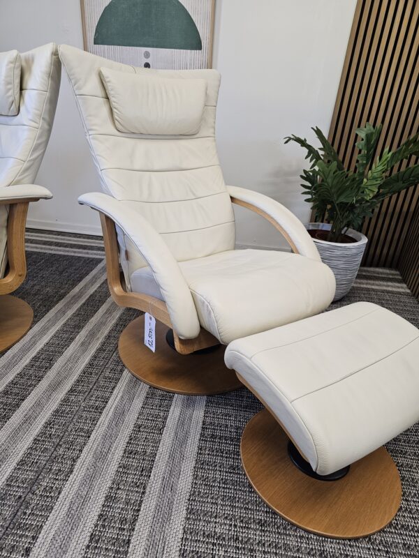 2 stk. Brunstad Delta Swing lenestoler m/krakk