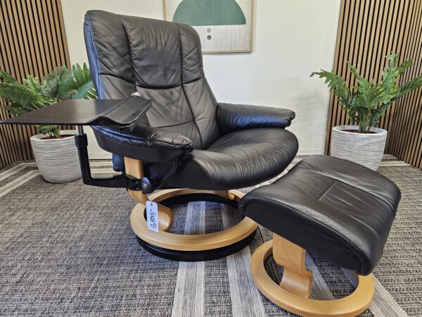 Stressless® Mayfair Large m/krakk + Stressless® PC-bord + Stressless® høyring