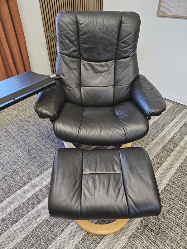 Stressless® Mayfair Large m/krakk + Stressless® PC-bord + Stressless® høyring