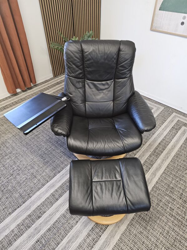 Stressless® Mayfair Large m/krakk + Stressless® PC-bord + Stressless® høyring