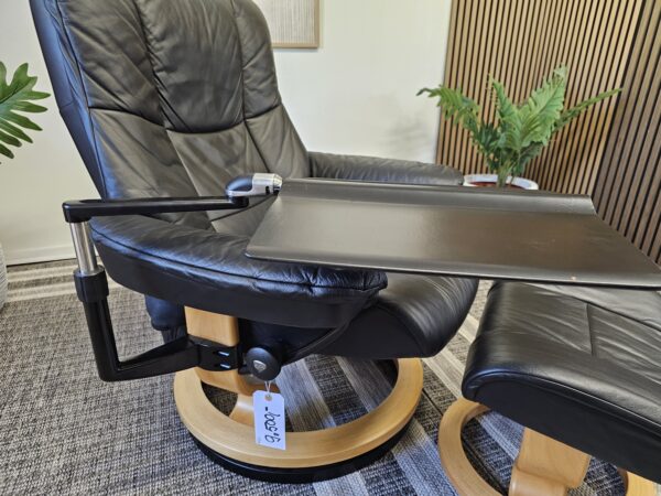 Stressless® Mayfair Large m/krakk + Stressless® PC-bord + Stressless® høyring