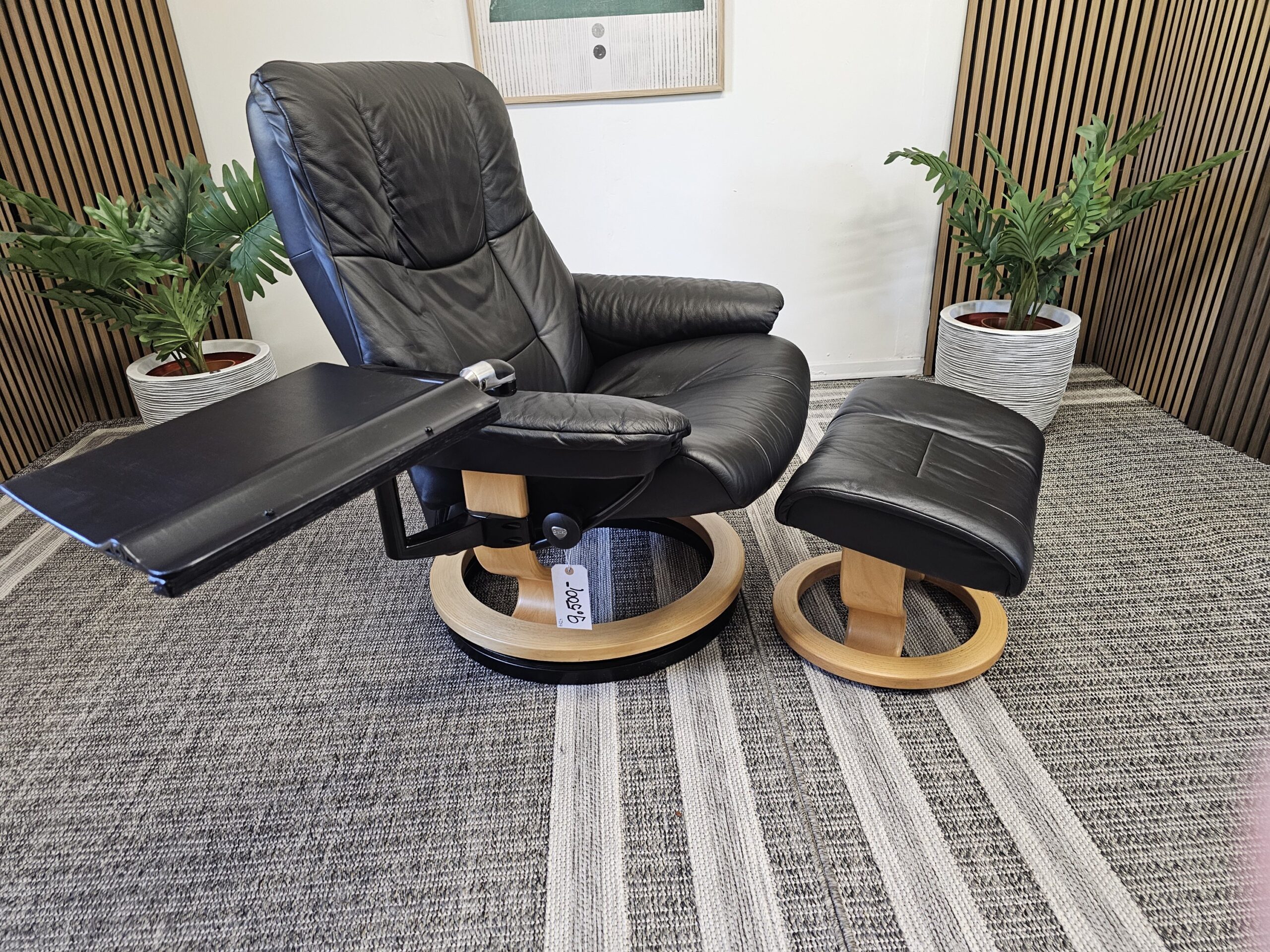 Stressless® Mayfair Large m/krakk + Stressless® PC-bord + Stressless® høyring - Bilde 1