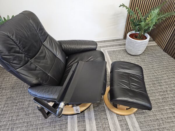 Stressless® Mayfair Large m/krakk + Stressless® PC-bord + Stressless® høyring