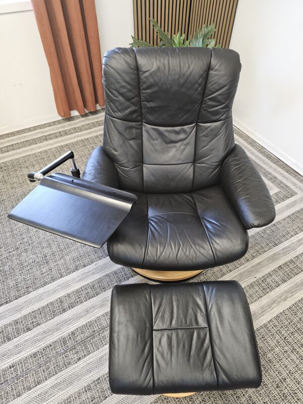 Stressless® Mayfair Large m/krakk + Stressless® PC-bord + Stressless® høyring