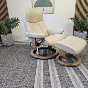 Stressless® Crown lenestol med krakk - Bilde 7