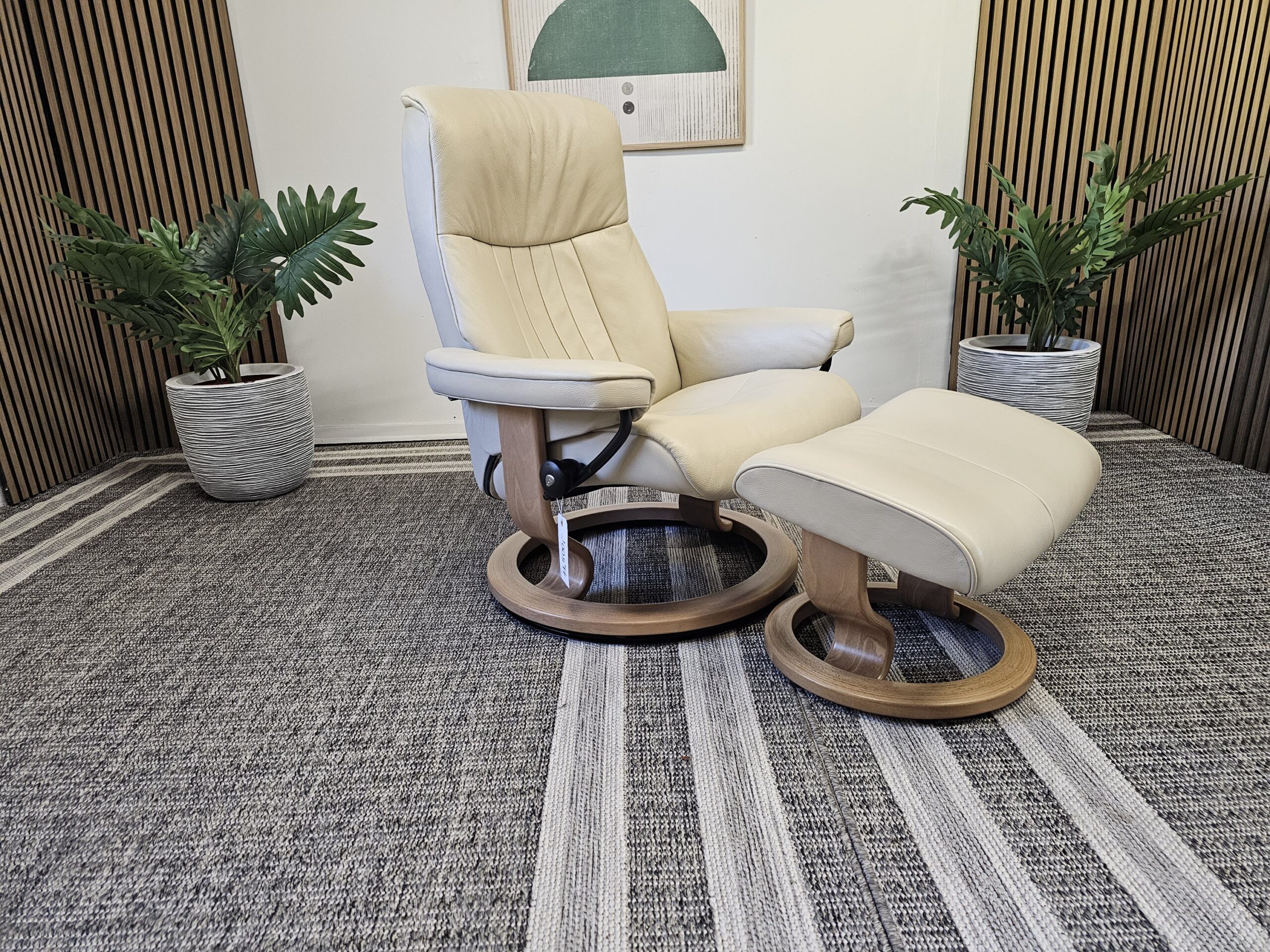 Stressless® Crown lenestol med krakk - Bilde 7