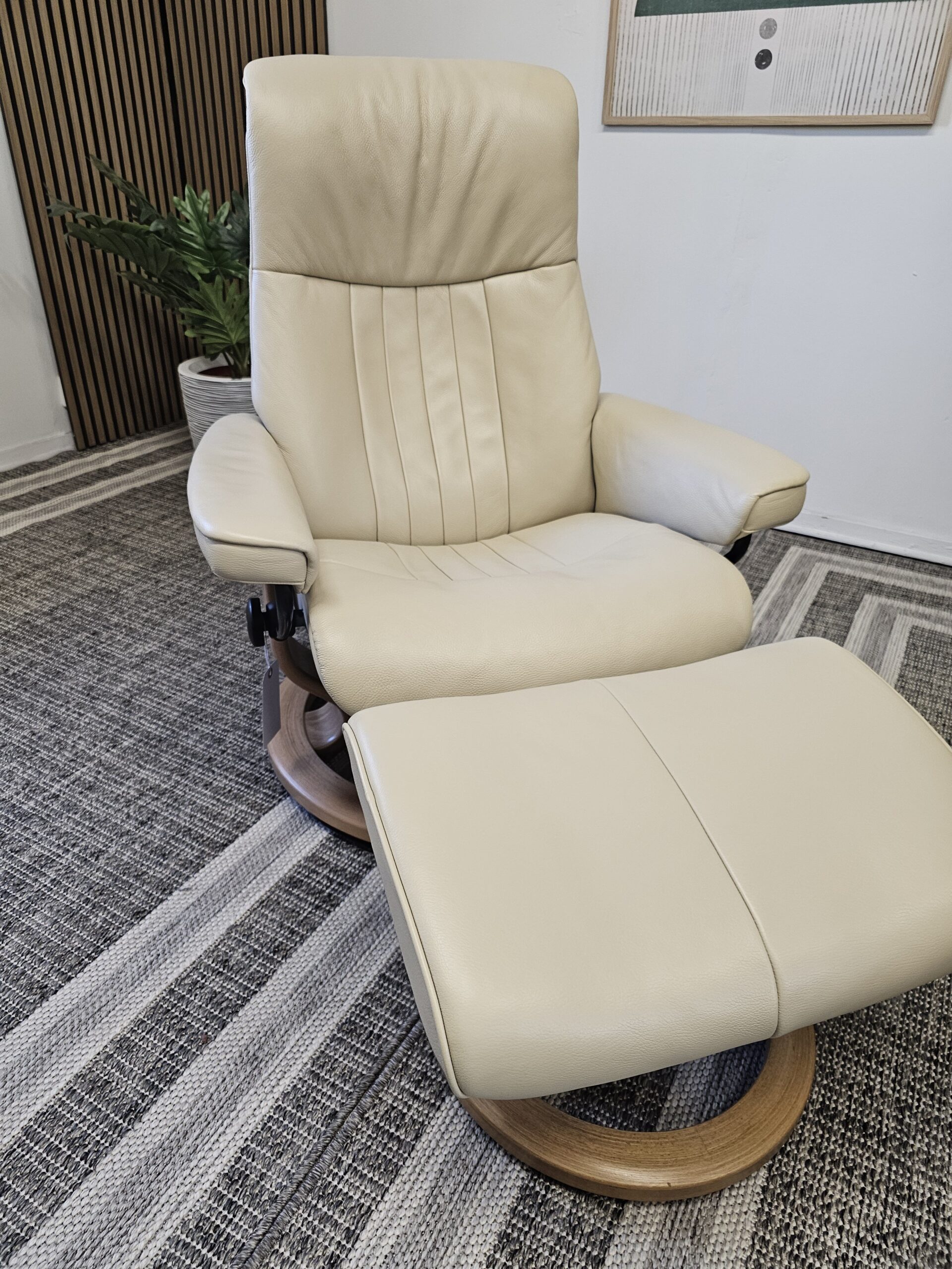 Stressless® Crown lenestol med krakk - Bilde 8