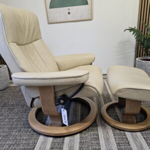 Stressless® Crown lenestol med krakk - Bilde 4