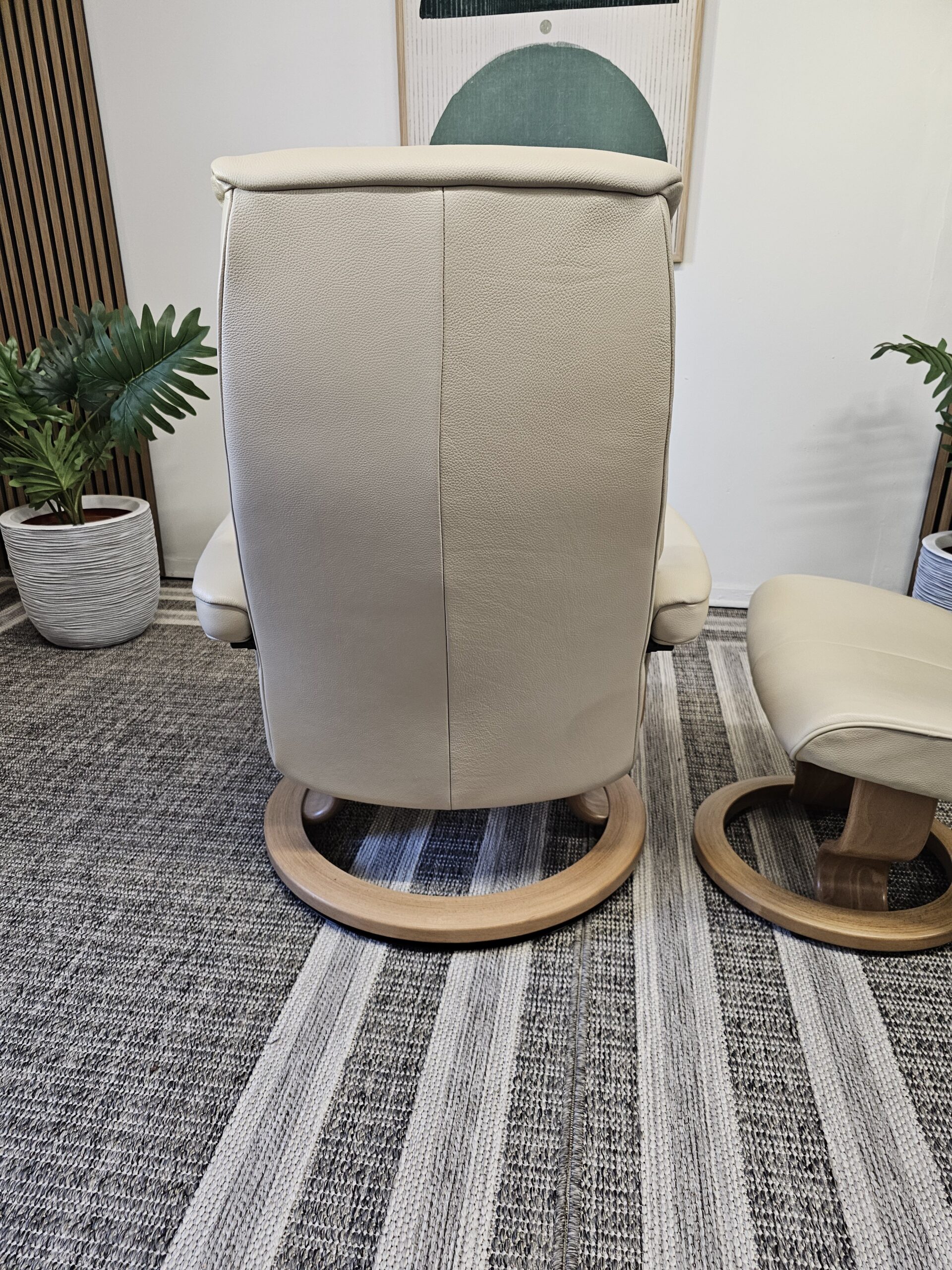 Stressless® Crown lenestol med krakk - Bilde 11