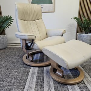Stressless® Crown lenestol med krakk - Bilde 3