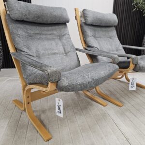 2 stk LK Hjelle Siesta Classic m/armlener lenestoler - Bilde 2