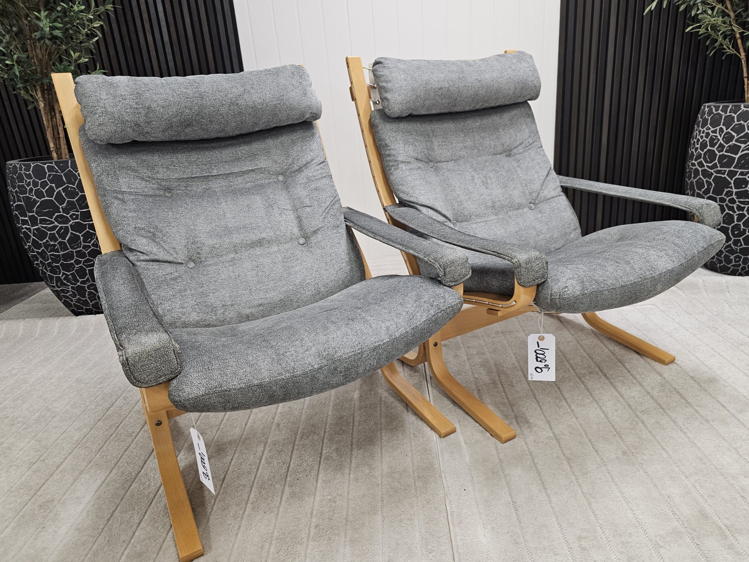 2 stk LK Hjelle Siesta Classic m/armlener lenestoler - Bilde 15