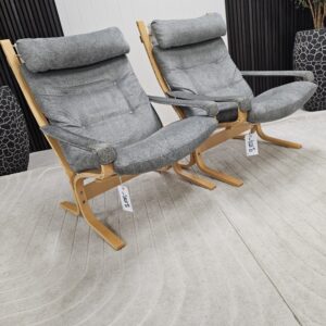2 stk LK Hjelle Siesta Classic m/armlener lenestoler - Bilde 5